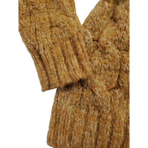 Doe Rae Knit Sweater Top Shirt Size Large L Mustard‎ Yellow - Picture 5 of 6